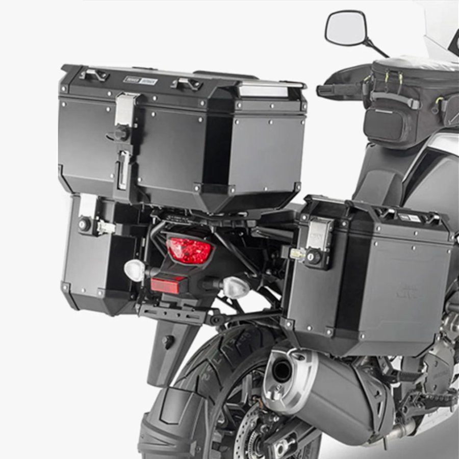 SUPORTE DE MALA LATERAL OUTBACK GIVI P/ SUZUKI V-STROM 1050/XT(2020)